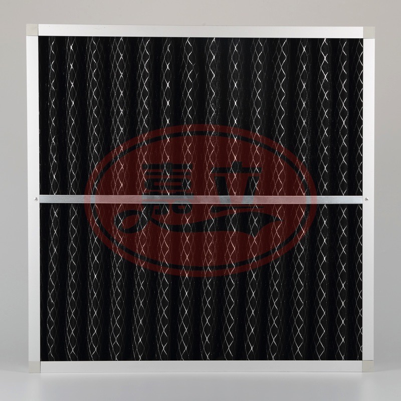 竞秀折叠网覆网棉活性炭初效过滤器