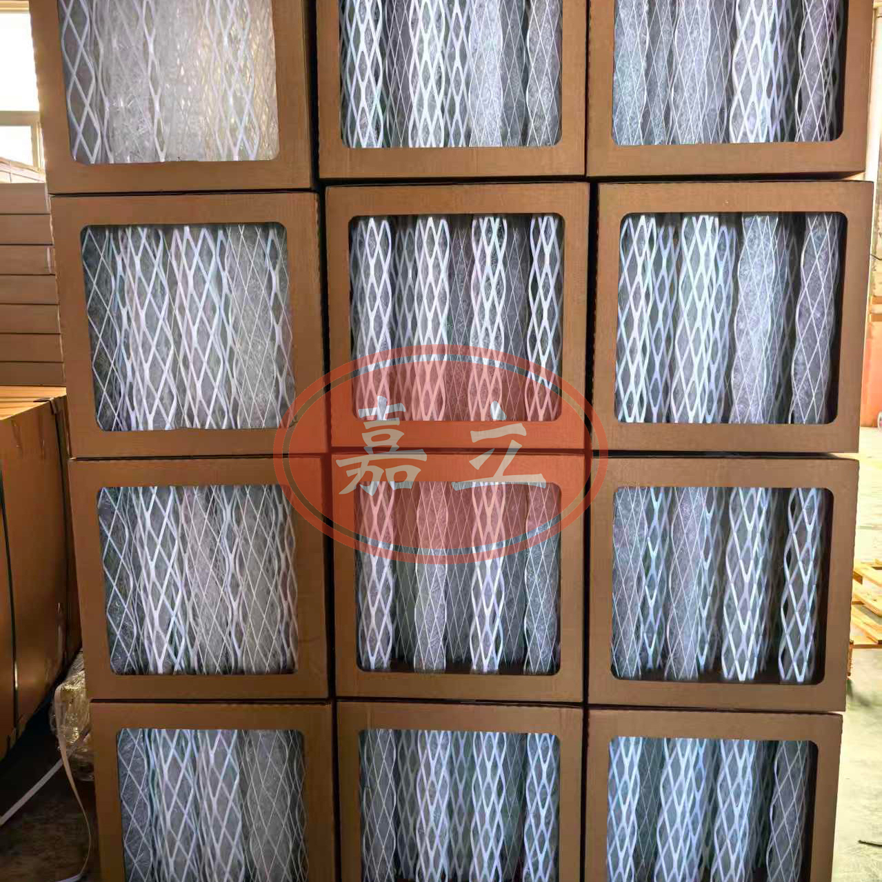 竞秀3D柱型漆雾过滤收集器